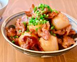 コク旨!豚肉と里芋の照り焼き作り方9写真
