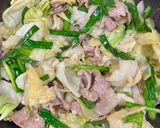 すぐできる！豚肉とキャベツのガーリック塩だれ炒め作り方5写真