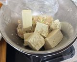 ヘルシー！鶏ミンチの豆腐ハンバーグ作り方5写真