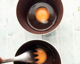 鍋不要☆ほうれん草とゆで卵の甘酒味噌作り方1写真