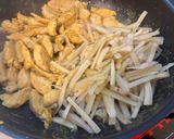 鶏むね肉とヤーコンのマヨカレー炒め。作り方5写真