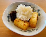 カリじゅわ茄子厚揚げのおろし雲がけ作り方6写真