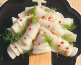 クリスマスツリーかまぼこ　　もみの木板作り方4写真