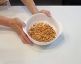 ＨBで生地作り♪チョコナッツフランスパン作り方2写真