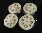 きのことひき肉で☆れんこんはさみ焼き作り方3写真
