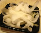 大根のフェットチーネ風　前菜サラダ作り方1写真