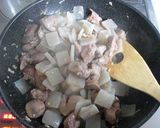 こんにゃくレバー＊ピリ辛にんにく炒め作り方6写真