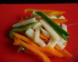 簡単♪新玉ねぎなど春野菜の牛肉のっけ作り方4写真