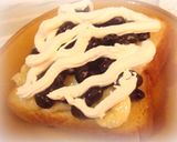 生クリーム×黒豆●和風スイーツトースト作り方4写真