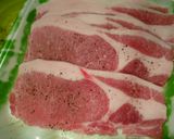 オリーブ油漬、豚ロースのジューシー焼き作り方1写真
