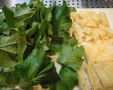 大根菜と油揚げの卵とじ☆作り方1写真