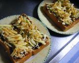 お好み焼き風トースト作り方4写真