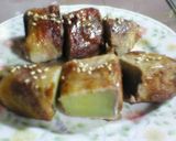 さつまいもの豚肉巻き作り方5写真