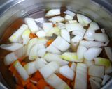 食べるスープ☆かぶとお豆のミネストローネ作り方1写真