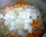 食べるスープ☆かぶとお豆のミネストローネ作り方2写真