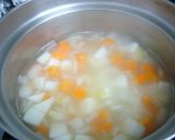 食べるスープ☆かぶとお豆のミネストローネ作り方3写真