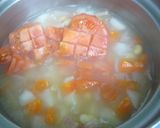 食べるスープ☆かぶとお豆のミネストローネ作り方6写真