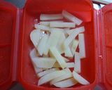 ＊ルクエdeじゃがいもの昆布茶和え＊作り方2写真