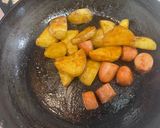 新じゃがカレー味のオープンオムレツ作り方4写真