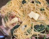 包丁いらず！ズボラ♡きのこベーコンクリームパスタ作り方7写真