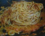 厚切りベーコンの♪トマトクリームパスタ作り方5写真