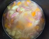 野菜とベーコンの優しいミルクスープ作り方2写真