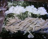 牛蒡サラダロールと牛蒡卵ロール★巻き寿司作り方3写真