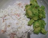 アボカド、海老、豆腐のわさびマヨネーズ☆作り方8写真