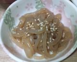 お弁当におせちにも♪こんにゃくの甘辛炒め作り方4写真