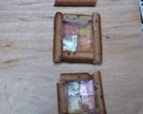 クリスマスに簡単市販のお菓子でお菓子の家作り方1写真