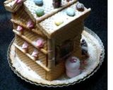 クリスマスに簡単市販のお菓子でお菓子の家作り方4写真