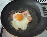 野菜もたっぷりベーコンエッグ丼作り方7写真