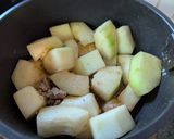 無水で作る！旨味凝縮♡冬瓜とひき肉の煮物作り方6写真
