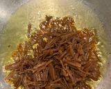 なめ茸とクリームチーズのパスタ作り方3写真