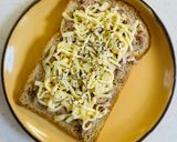朝食ランチ♡ツナマヨチーズトースト作り方2写真