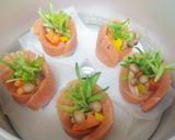 【1個約85kcal】秋鮭の野菜ロール作り方7写真