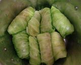 圧力鍋で♪和風ロールキャベツ&芯の浅漬け作り方7写真