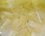 簡単★磯風味★もやしと油揚げのお味噌汁作り方3写真