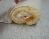 ✿柿たっぷりロールケーキ✿作り方8写真