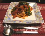 ニガナのトマトパスタ作り方7写真