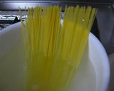 みぶな漬とカニのパスタ作り方1写真