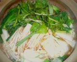 焼き豚の煮汁で作るラーメン鍋❤作り方4写真