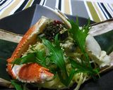 みぶな漬とカニのパスタ作り方6写真