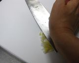 みぶな漬とカニのパスタ作り方2写真