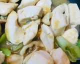 鶏胸肉と長ネギのシンプルな炒めもの作り方2写真