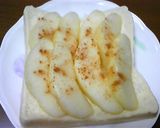 甘～い♡ラフランス✿トースト作り方2写真