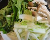白菜と♪卵入りきんちゃく煮☆作り方1写真