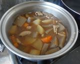 もつ煮込み(味噌煮込み)野菜たっぷり作り方6写真