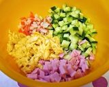 フレンチドレdeサラダ風no混ぜご飯作り方4写真