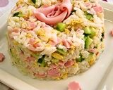 フレンチドレdeサラダ風no混ぜご飯作り方6写真